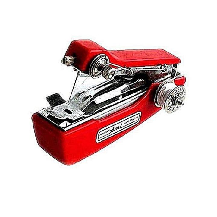Mini Hand Sewing Machine - Red