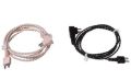 2pin Universal Black/Beige Adapter Cable Hearing Aid Receiver For Pocket Wire Standard Power Cord.