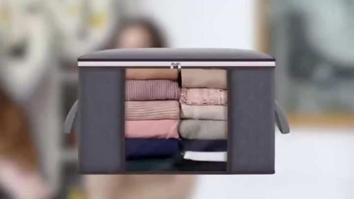 Durable Fabric Organizer for Clothes and Blankets – Perfect for Winter Storage