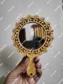 Portable Attractive Design Mini Wooden Mirror. 