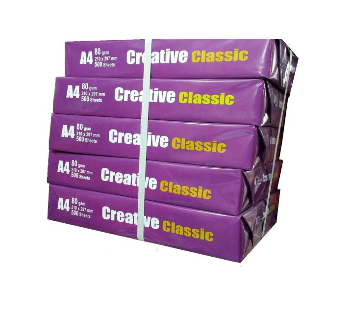 Creative 80gsm A4 size paper - 500 Sheets | Daraz.com.bd