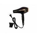 Kemey KM- 2376/2378 1000W ( 2 in 1 )  Powerful-Professional-Heavy-Duty-Hair-Dryer-for-Unisex - Black - Hair Straightener. 