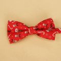 Men's Christmas Bow Ties Cotton Festival Theme Tie Snowflake Christmas Tree Pattern Mens Bow Tie Christmas Party Gift for Men. 