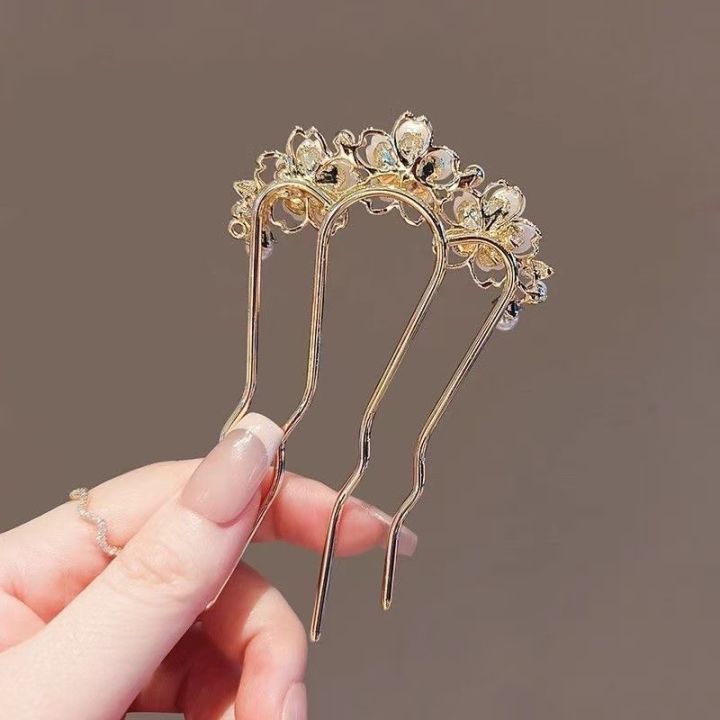 High-End%20Forest%20Style%20Ins%20Style%20Pearl%20Flower%20Wavy%20Hair%20Comb%20Insert%20Comb%20Four-Tooth%20Hair%20Comb%20Hairpin%20Hairp%20-%20Image%202
