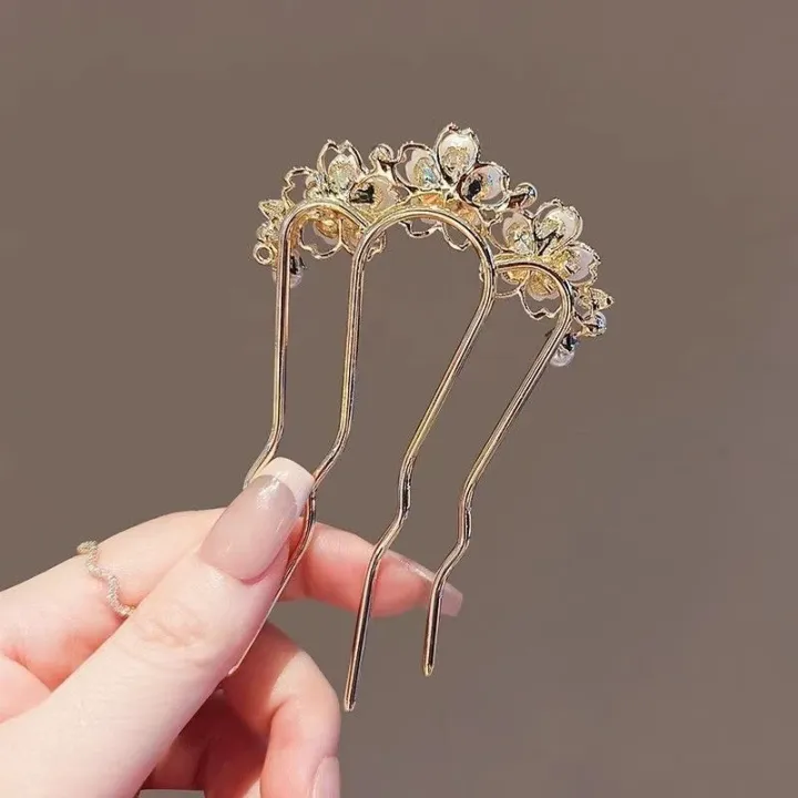 High-End%20Forest%20Style%20Ins%20Style%20Pearl%20Flower%20Wavy%20Hair%20Comb%20Insert%20Comb%20Four-Tooth%20Hair%20Comb%20Hairpin%20Hairp%20-%20Image%202
