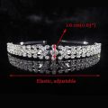 New Hair Band Wedding Hair Accessories for Women Girls Headband Hair Ornaments Headpiece Blue Crystal Crown Hair Jewelry.