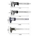 Stainless Steel Digital Caliper 6 Inch 150mm Metal Measuring Instrument Vernier Calipers Measuring Tool Messschieber paquimetro-0-100mm A.