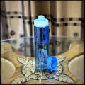 Cool Icy Plastic Water Bottle 650 ml - Round Shape High Quality Food Grade Water Bottle (1 Pcs). 