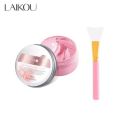 LAIKOU Japan Sakura Clay Mask Deep Cleansing Whitening Repair Skin Mud Korean Face Mask Oil Control Shrink Pores Skin Care 80g+Soft Silicone Facial Brush. 