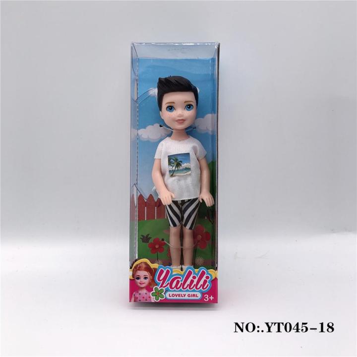 【Happy baby toy store】2020 Newest 5 "Cute Kelly Barbies Doll With Gift Box Packaging Plastic Children Toy Accessories Girls Gifts Play House