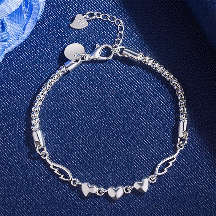 %E3%80%90Beiver%20Jewelry%20Store%20%20%E3%80%91Silver%20Color%20Grain%20Heart%20Charm%20Bracelets%20Simplicity%20Angel%20Wing%20Pendant%20Bracelet%20For%20Jewelry%20Hand%20Gift%20-%20Image%204