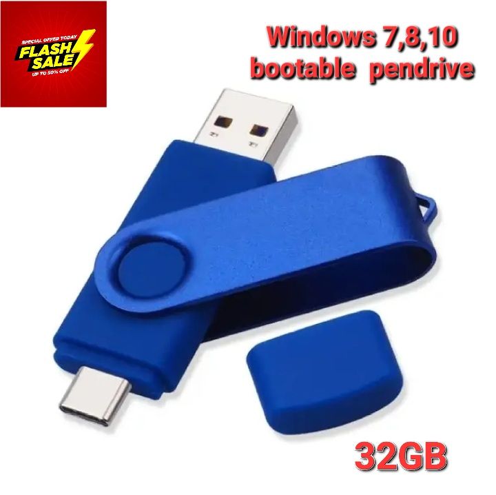 Windows""Bootable "Pendrive With Multi Windows 7 8 10 Auto Active Key
