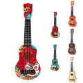 Beehoney1 Mini Ukulele Toys For Kids Simulation 4 Strings Guitar Music Instrument Early Educational Toys For Birthday Christmas Gifts.
