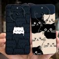 For Realme 11 Pro Plus 5G Phone Case Cute Cat Painted Jelly Silicon Soft Back Cover For Realme 11 Pro+ 11Pro 5G Cases Bumper. 