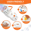 60 Holes Bubble Machine LED Light Electric Full Automatic Soap Bubble Machine Toys for Kids Outdoor Party Child Gifts. 