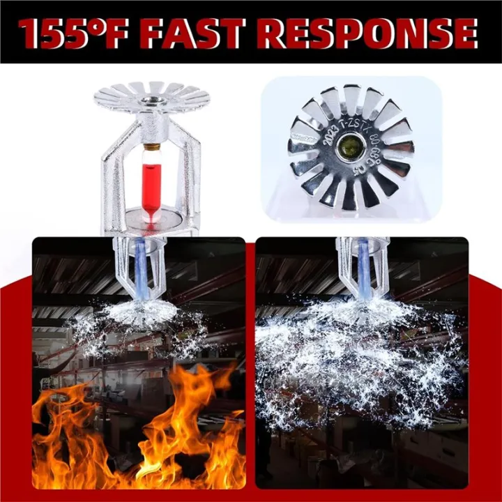 1set/10pcs%20Fire%20Sprinkler%20Head%20-%20Copper%20Chrome,%201/2"%20NPT%20155%E2%84%89(68%C2%B0C)%20Pendent%20Type%20,%20K80%20Fast%20Response%20Automatic%20-%20Image%206