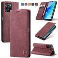 High Quality Retro Magnetic Flip Leather Case For OPPO A57 4G 2022 / A57S 4G / A77 4G / OPPO A77S / A57E 4G / OnePlus Nord N20 SE 4G Phone Case Wallet Card Cover.