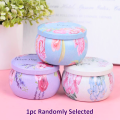 Designer Candy Box 1pc Drum-shaped Empty Flower design Box Home Decor Party Supply Tea Pot Tin Box Jewelry Box DIY Candle Making Tin Can Holder Storage Case. 