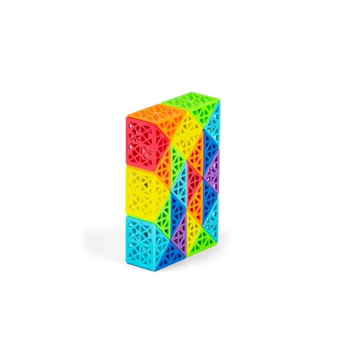 【Serendipity party】Hollow Magic Ruler Cube 24/36/48/72 Cubo Magico Snake Cube Puzzle Kid Educational Toys for Children