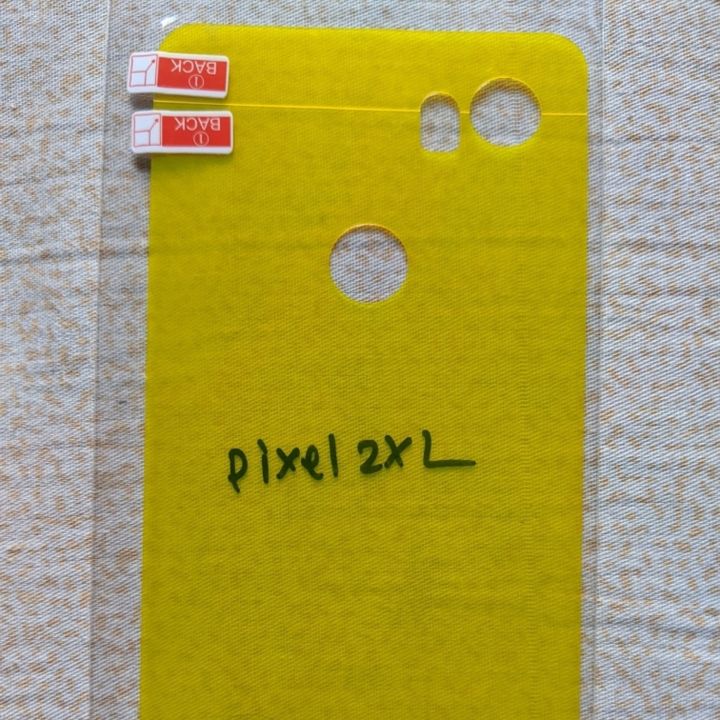 Google%20Pixel%202XL%20Crystal%20Clear%20Back%20Skin%20(Gel%20Poly%20not%20Glass)%203D%20Real%20Glossy%20Finish%20Screen%20Guard%20Sticker%20-%20Image%204