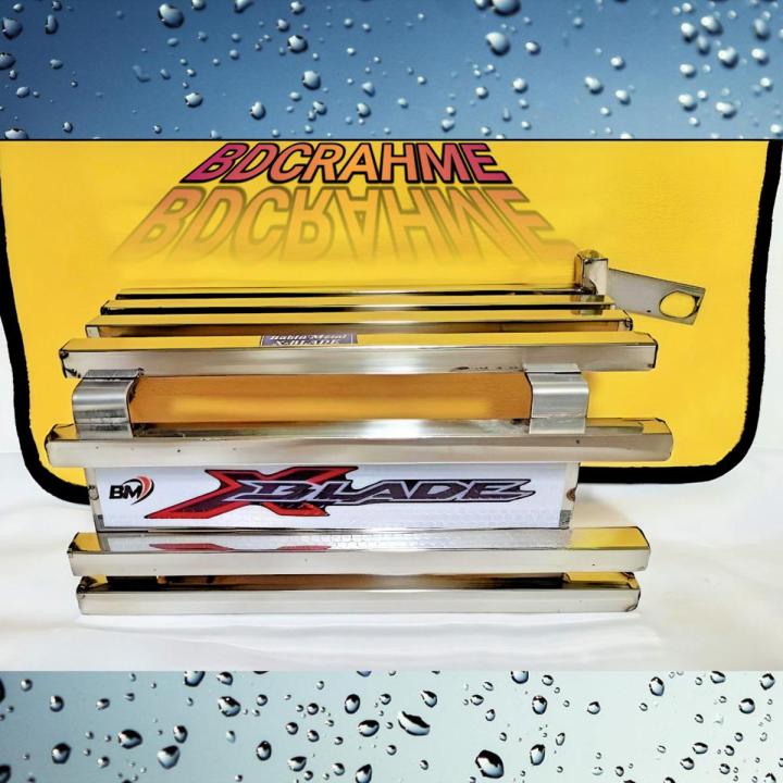 Honda Xblade Stainless Steel Box Silencer Guard Heavy Foot Rest For