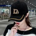 DYLAOPAN2021 Letter D Baseball Cap Women rhinestone trend cotton bling Cap snapback hip hop cap UV protection Hat Women's Cap. 