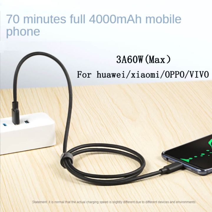 USB3.2%20Gen2%2010Gbps%20Type%20C%20Cable%20USB%20A%20to%20Type-C%203.2%20Data%20Transfer%20USB%20C%20SSD%20Hard%20Disk%20Cable%20PD%2060W%203A%20Quick%20Charge%20%20Charge%20Cable%20-%20Image%202