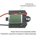 94749639 Radiator Fan Blower Motor Resistance Fits for - Cruze 1.8L Opel Zafira, 2006- 3134503108.