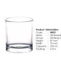 Drinking Glass Shorbot Glass 270ml ,6 Pcs Set - Olila W021. 