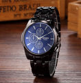 EXCLUSIVE ROSRA Stainless Steel Fashionable Black Colour Man Watch.