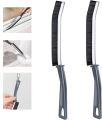 2 pcs set Crevice Cleaning Brush | Bathroom Gaps Cleaning Brush | Grout Cleaner Brush | Window Groove Brush | Multifunctional Cleaning Tool for Kitchen, Bathtub.