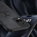 New Phone case Vivo Y33s Y 33s Back cover Fabric Luxury Deer Cloth Frosted Shockproof Soft Silicone Edges Hard Cute Cover Vivo Y33s V2109. 