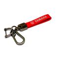 Motorcycle leather  Key Ring  for  yamaha bike - Red. 