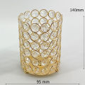 Nail art pen holder crystal glass storage box European and American desktop barrel fashion makeup brush round ornaments wholesale. 