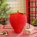Strawberry Plush Toy Soft Fruit Shaped Pillow for Home Decor Kids Toy. 