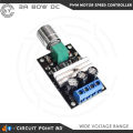 DC Motor Speed Controller or DC Fan PWM Adjustable Variable Speed Controller Module 6V 12V 24V 28V 3A 80W PWM Volt Regulator Switch Tool..