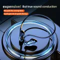 Sanag A5X True Bone Conduction Earphone Open Ear Bluetooth Wireless Sport Headphones Waterproof Headset 3D Stereo Sound. 