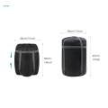 Outdoor Double Sleeping Bag 2 Person Portable Warm Bag for Adults Mountaineering Black. 