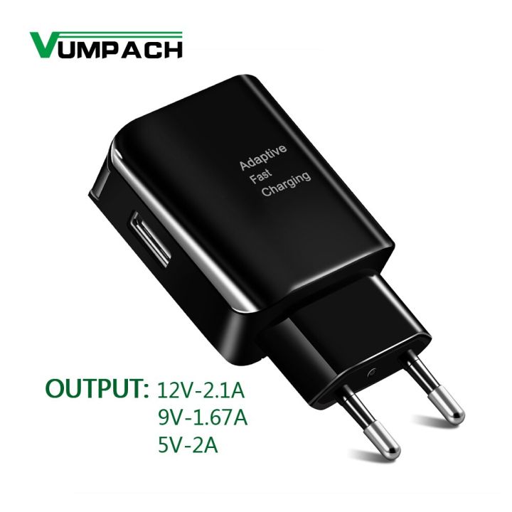 Vumpach 15w Charger Fast Charging US EU Adapter For Samsung Galaxy S8 S9 S10 Plus S10e A50 A30 70 A7 J6 A8 2018 Note 8 9 M30 M20