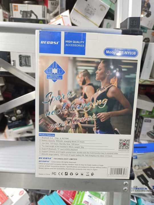 Regersi%20NY038%20Nickband%20Long%20Battery%20Life%20Wireless%20Earphones%20-%20Image%202