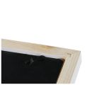 2 Pcs Square Thick Pine Wood Photo Frame Wall Picture Frame, Black 6 in ch & White 8 in ch - Black & White. 