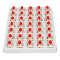 Mechanical Keyboard Switch, 35 Pieces Plastic Red Switch for Mechanical Keyboards. 