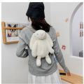 Bugs Bunny Plush Bag Female Crossbody Backpack Student Children Purse Love Doll Doll Rabbit Ears. 
