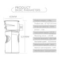 Home Use Mini Handheld Silent Inhale Nebulizer Ultrasonic Atomization Device Adult Children Portable Atomizer Inhaler. 
