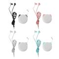 OOTDTY New Cute 3.5Mm Stereo In-Ear Earphone Headphone Case With Mic For Girls Gift Small 2018.