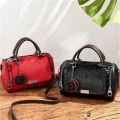 Fashion Women Shoulder Bag with Flower Pendant Ladies Totes Party Purse Boston Handbag Casual Female Messenger Crossbody Bags. 