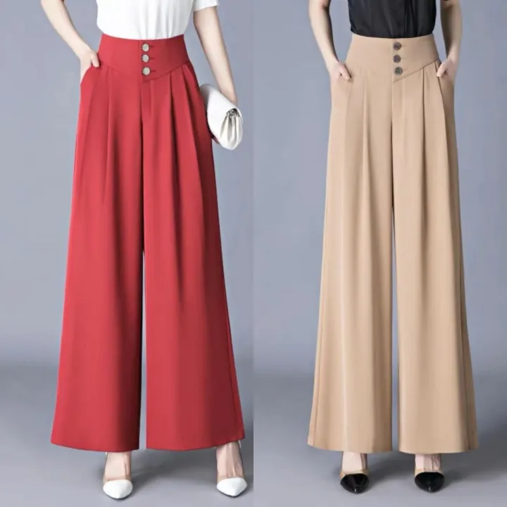 High-End%20Wide-Leg%20Pants2023Spring%20and%20Autumn%20New%20Women's%20Skirt%20Pants%20High%20Waist%20Drooping%20Slimming%20Solid%20Color%20Casual%20High-End%20Wide-Leg%20Pants%20-%20Image%206