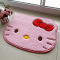 75x90cm Hello Kitty Rug Kawaii Cartoon Kt Cat Plush Floor Mat Anime Bathroom Non-Slip Carpet Car Cushion Soft Living Room Decor.