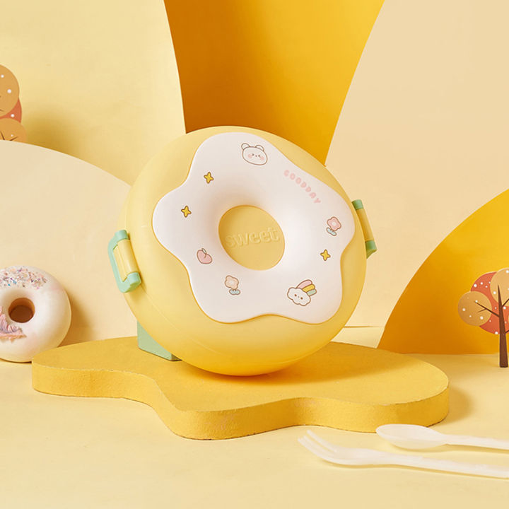 Lunch%20Box%20For%20Kid%20School%20Child%20Snack%20Box%20Donut%20Cartoon%20Leakproof%20Bento%20Box%20Lunch%20Bags%20With%20Fork%20Spoon%203%20Compartment%20Microwavable%20-%20Image%205