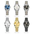 OLEVS Women's Watches Elegant Rhombus Original Quartz Ladies Wristwatch Stainless Steel Waterproof Luminous Top Brand Watch New.